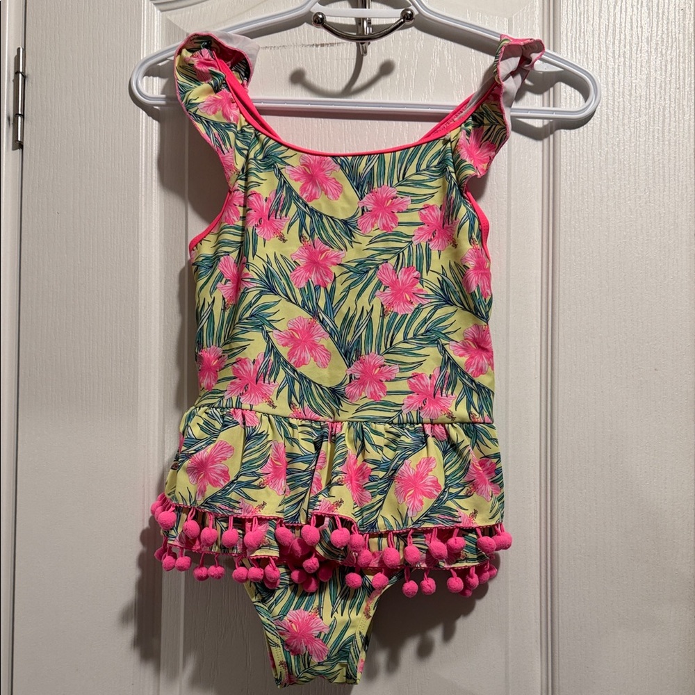 Nicole by Nicole Miller Pink Floral Swimsuit